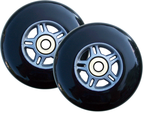 (image for) Powerkart Roller Wheels, Rear Wheelie bar pair