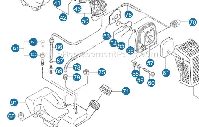 (image for) Fuel Lines, Primer line, Grommets, Filter and Clamp 26cc SAVE $5