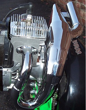 (image for) Dominator Exhaust with Silencer for 46cc engine