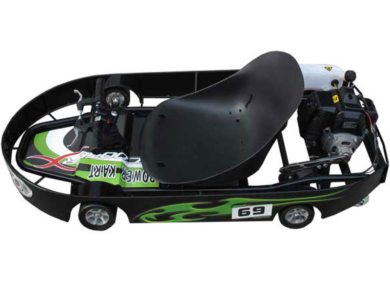 (image for) Power Kart 50 in Race Trim - Black/Green or Black/Silver