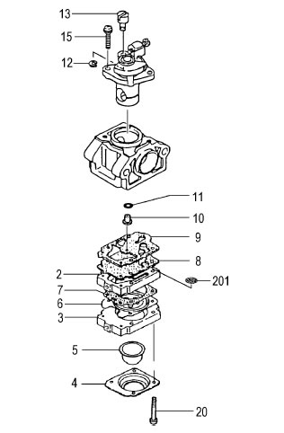 (image for) Carburetor Parts, 24cc