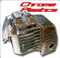 (image for) Engine Cover, Plastic, 43 to 52cc CHROME