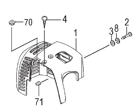 (image for) Engine Cover, Plastic, 47R