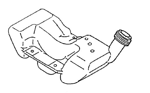 (image for) Gas Tank, (Fuel Tank) 35cc