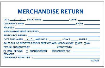 (image for) Return Authorization