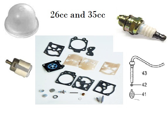 (image for) Tune Up Kit with Spark Plug and Fuel vent 40cc